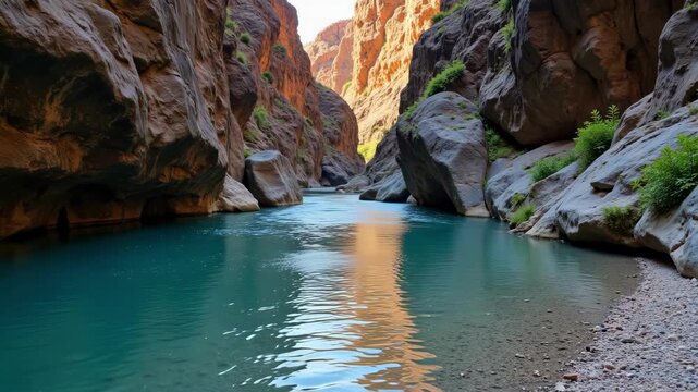 river in the mountains