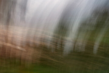 Intentional camera movement background technique using a long exposure to achieve an abstract  soft...