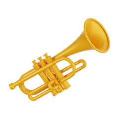Trumpet 3D Icon