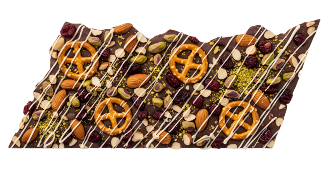 chocolate bark transparent background 


