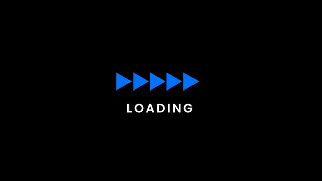 Elegant Triangle Loading Bar Title