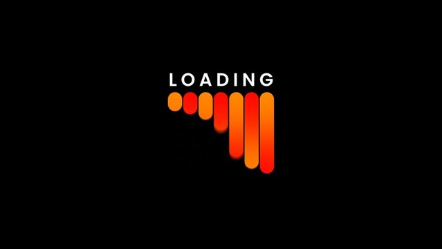 Bold Colorful Loading Bar Effect