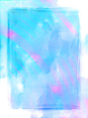 watercolor paper frame background, vertical full sheet background with texture