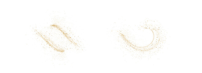 Gold, magical, glittering, particle, spark create festive shine. PNG sparkle confetti glow in Overlay with transparent effect. Luxury gold PNG dust perfect for party and fantasy visuals.