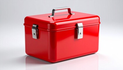 red plastic box