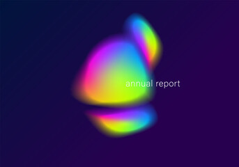 Dark neon abstract gradient background vector