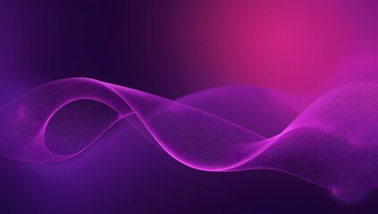 Abstract Particle Dots Background Banner — Glowing Digital Waves Background