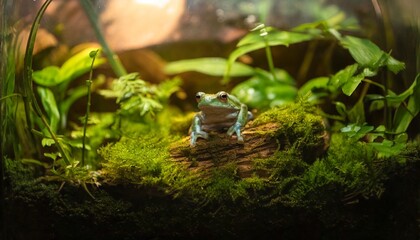 Bioactive Terrarium with Frog