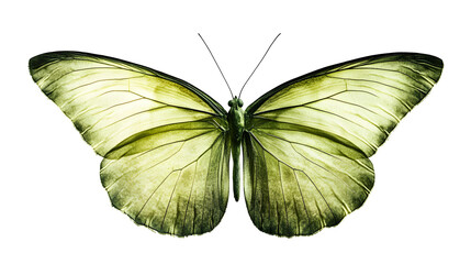 green butterfly png