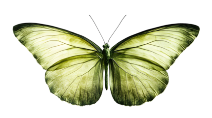 green butterfly png