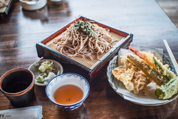 白馬村で食べた蕎麦