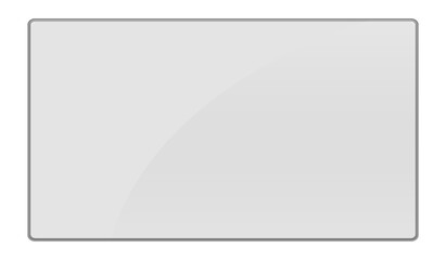 metallic glass frame for photos and pictures. Border for exhibition and gallery.
