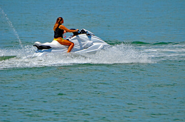 Lady Jetskier
