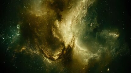 Serene cosmic wonder: An ethereal blend of nebula clouds and distant starlight