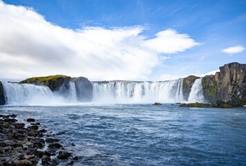 waterfall in iceland