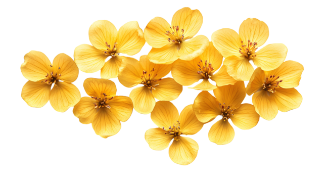 yellow flowers png