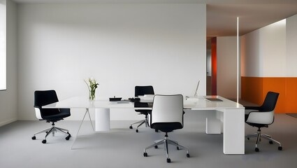 Bold Minimalism – Futuristic Minimal Workspace