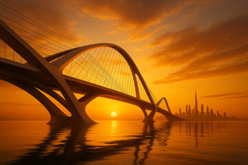 Obraz premium Golden Worlds: Surreal Landscapes, Celestial Phenomena, and Futuristic Horizons