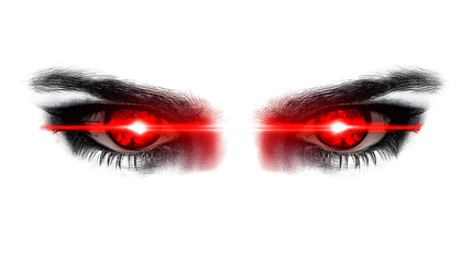red laser eyes png