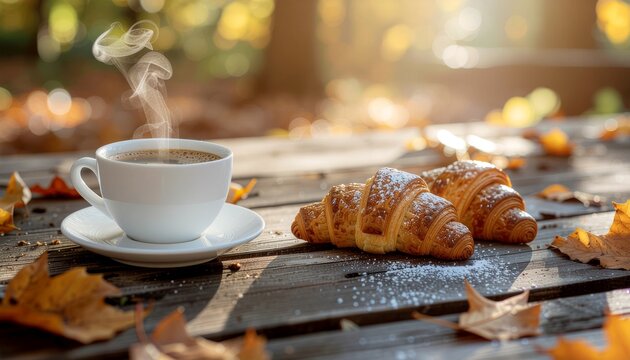 Autumn Leaves and Coffee Mug