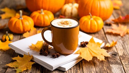 Autumn Leaves and Coffee Mug