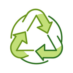 green recycle symbol