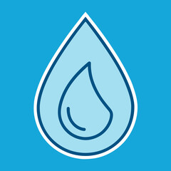 vector water drop icon
