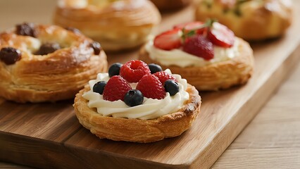 raspberry and blueberry pie