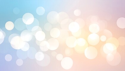 Obraz premium Pastel Bokeh Lights Background.