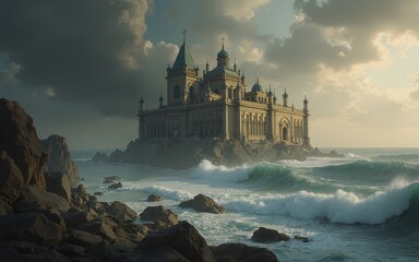 할로윈 데이 유령과 모자 소품 일러스트. High quality