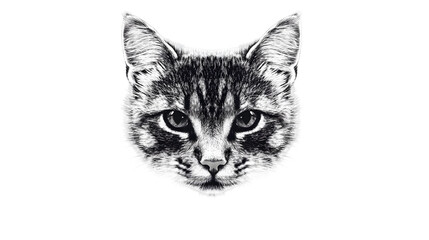 Obraz premium cat head png