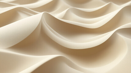 Obraz premium A dynamic commercial-ready capture fractal artistry meets luxurious silk: unique brown linen wall accents.