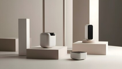  Bold Minimalism – Futuristic Minimal Product Display