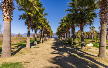 Obraz premium The scenery of Cangshan Mountain and Erhai Lake in Dali, Yunnan