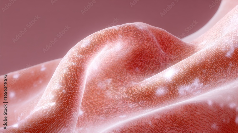 Poster this image showcases smooth organic textures with soft curves. it captures a serene and fluid style.