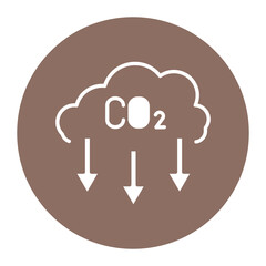 CO2 Pollution Icon