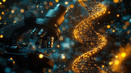 DNA research microscope