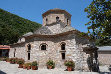 Kloster auf der griechischen Insel Skiathos, Griechendland