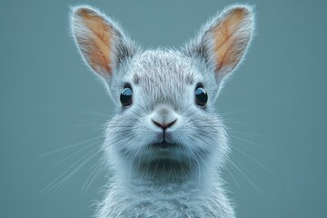 Promoting animal welfare through captivating graphic layouts featuring adorable rabbits