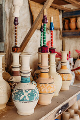 Traditional Saudi Arabian Handmade Pottery Shisha Hookahs