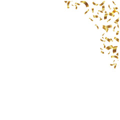 Gold Confetti Frame Design