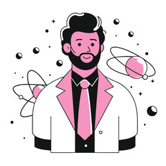 Business Growth and Performance Chart Illustration