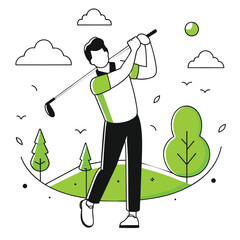 Business Goal Achievement Concept Illustration