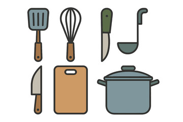 Kitchen Utensils and Cookware Set