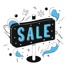 Sale Banner Illustration
