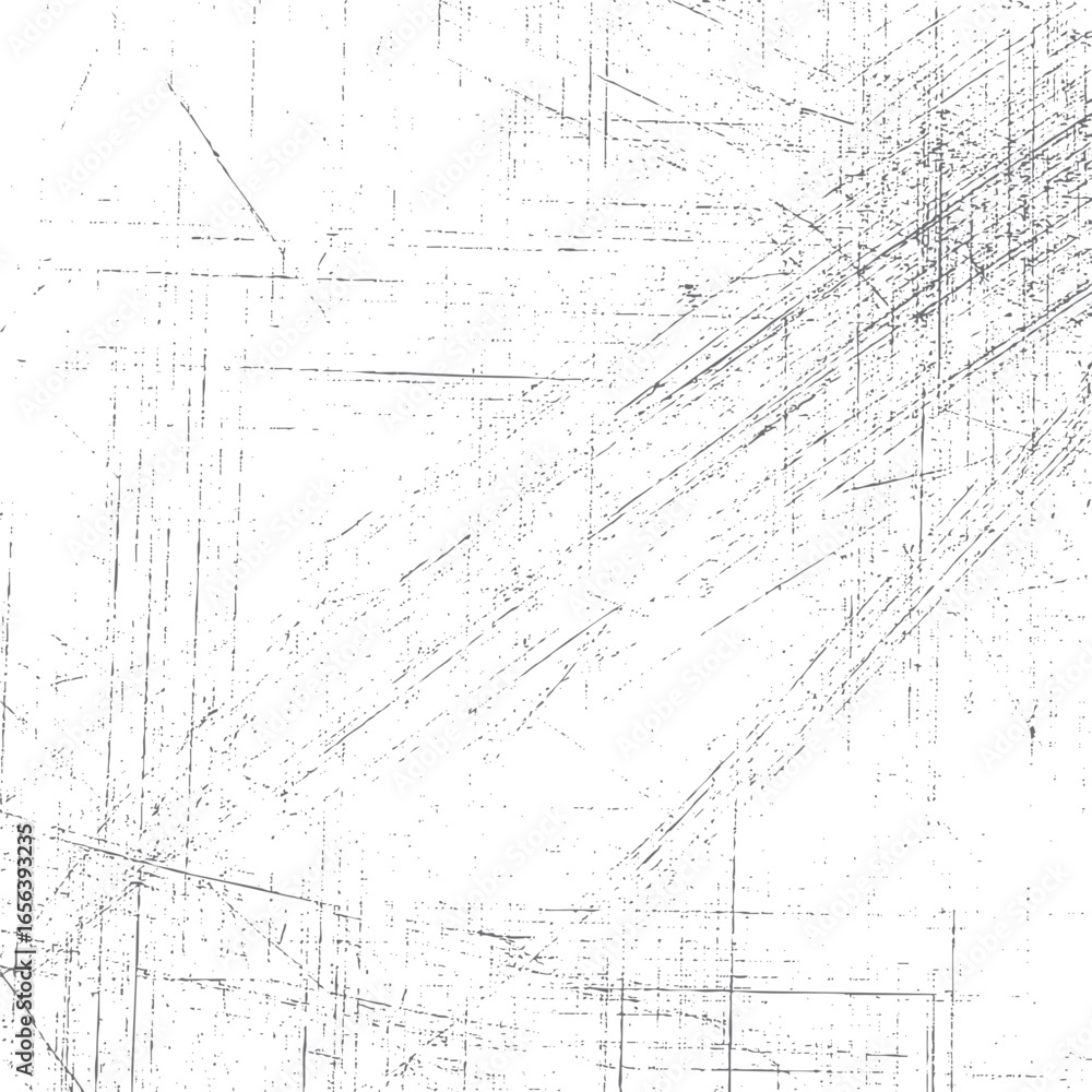 Poster scratched grunge texture background. abstract distressed surface with diagonal and linear marks. rou