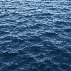 Obraz premium 深海の色調：揺らめく水面