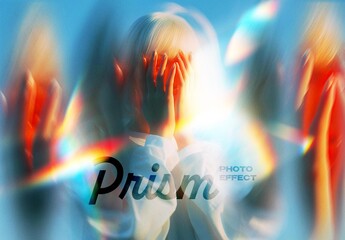 Prism Photo Effect Mockup