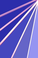 Abstract pink light beams radiating across layered blue background, bold and futuristic. Perfect for International Day of Light. Ideal for use in presentations, websites, or minimalistic backdrop