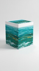 層状の海 静寂の表現